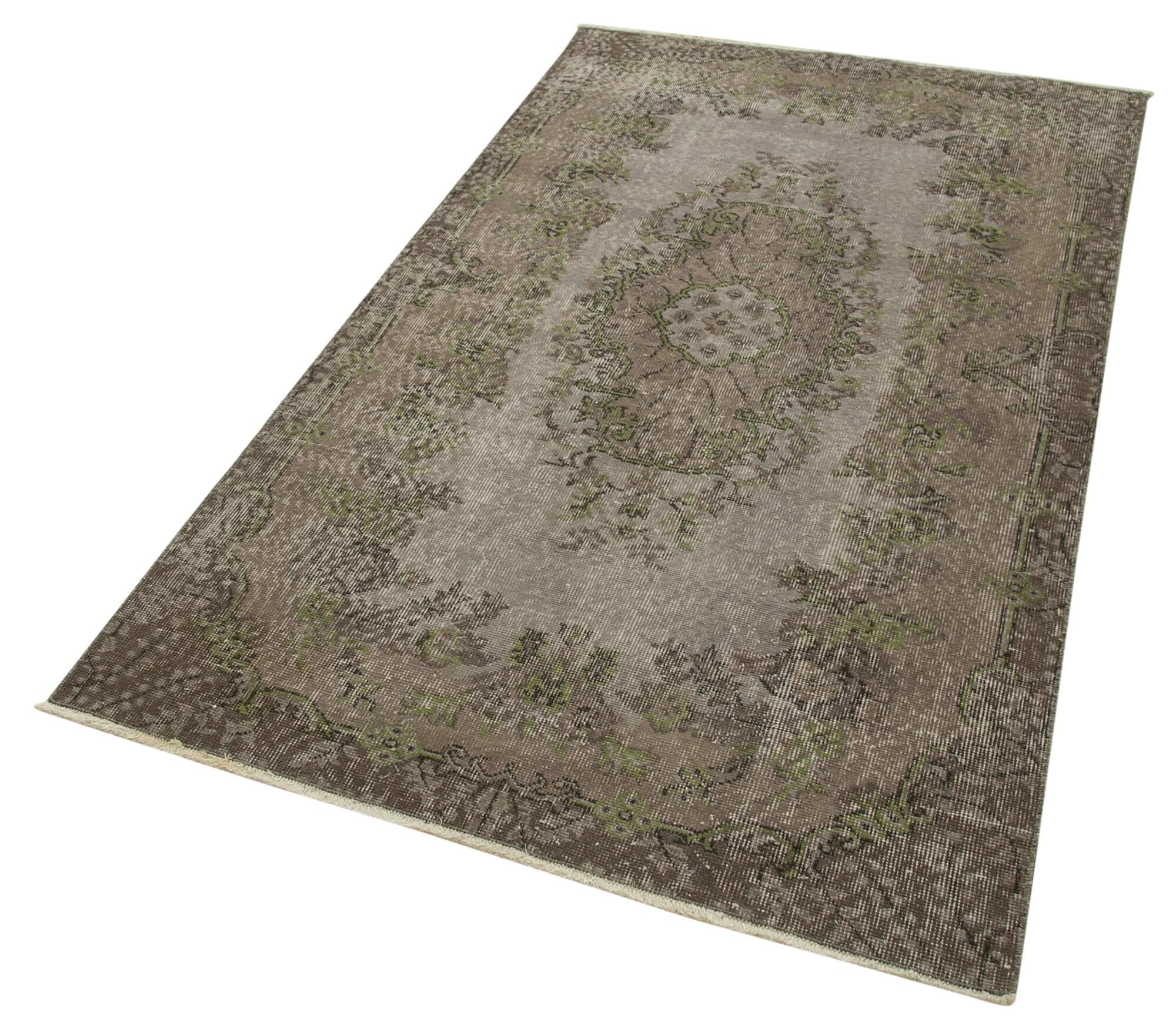 4 x 7 Brown Overdyed Rug - 2269