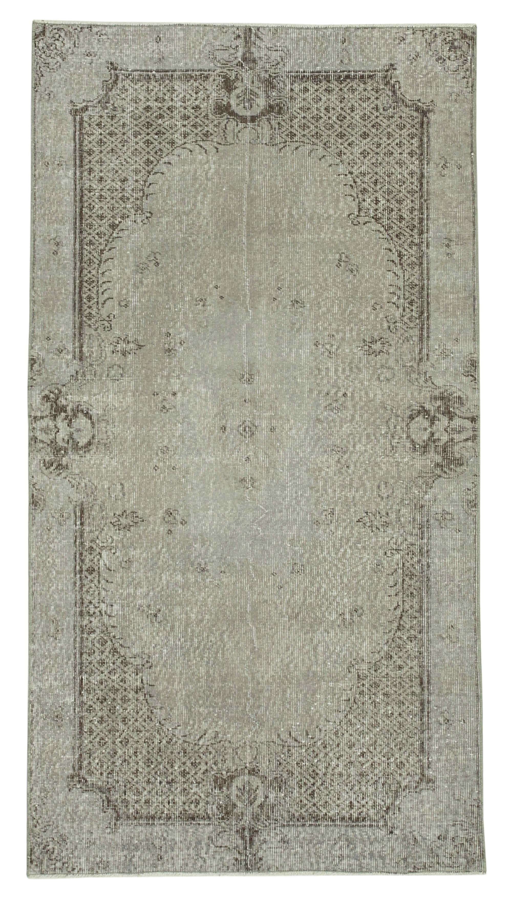 4 x 7 Grey Overdyed Rug - 2270