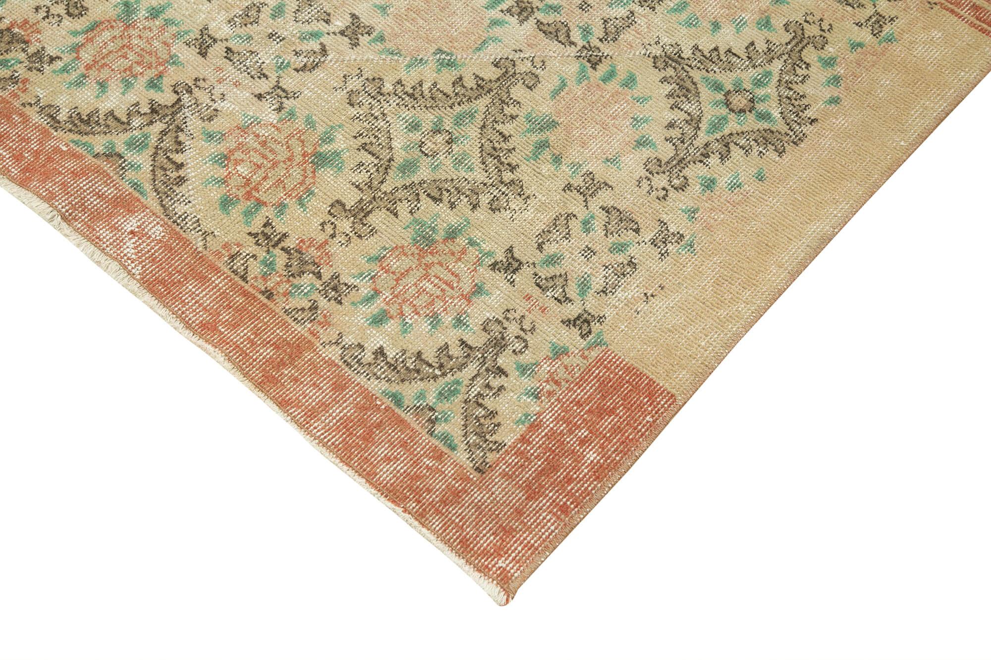 3 x 7 Beige Overdyed Rug - 2272