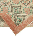 3 x 7 Beige Overdyed Rug - 2272