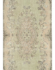 3 x 7 Beige Overdyed Rug - 2274