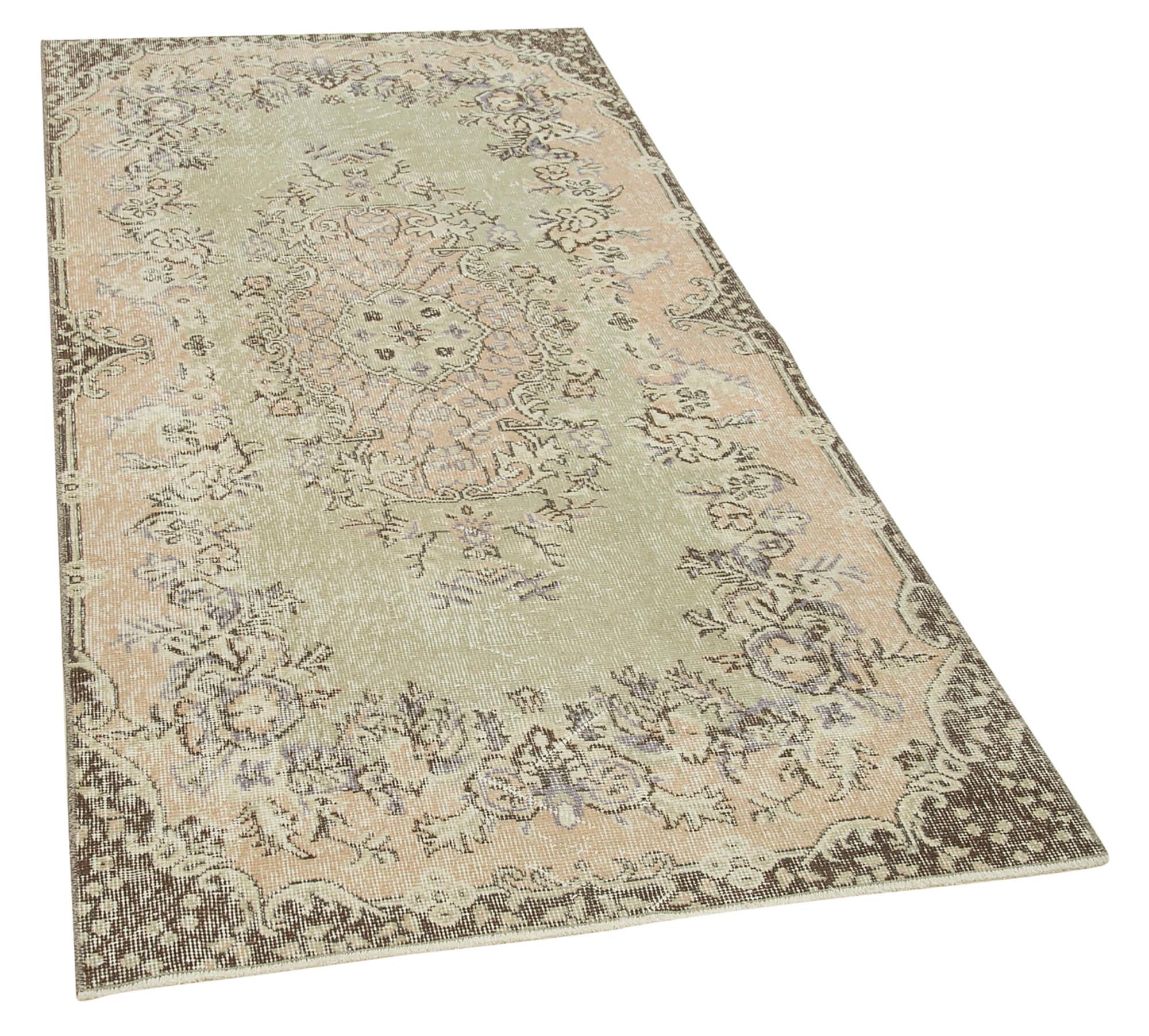 3 x 7 Beige Overdyed Rug - 2274