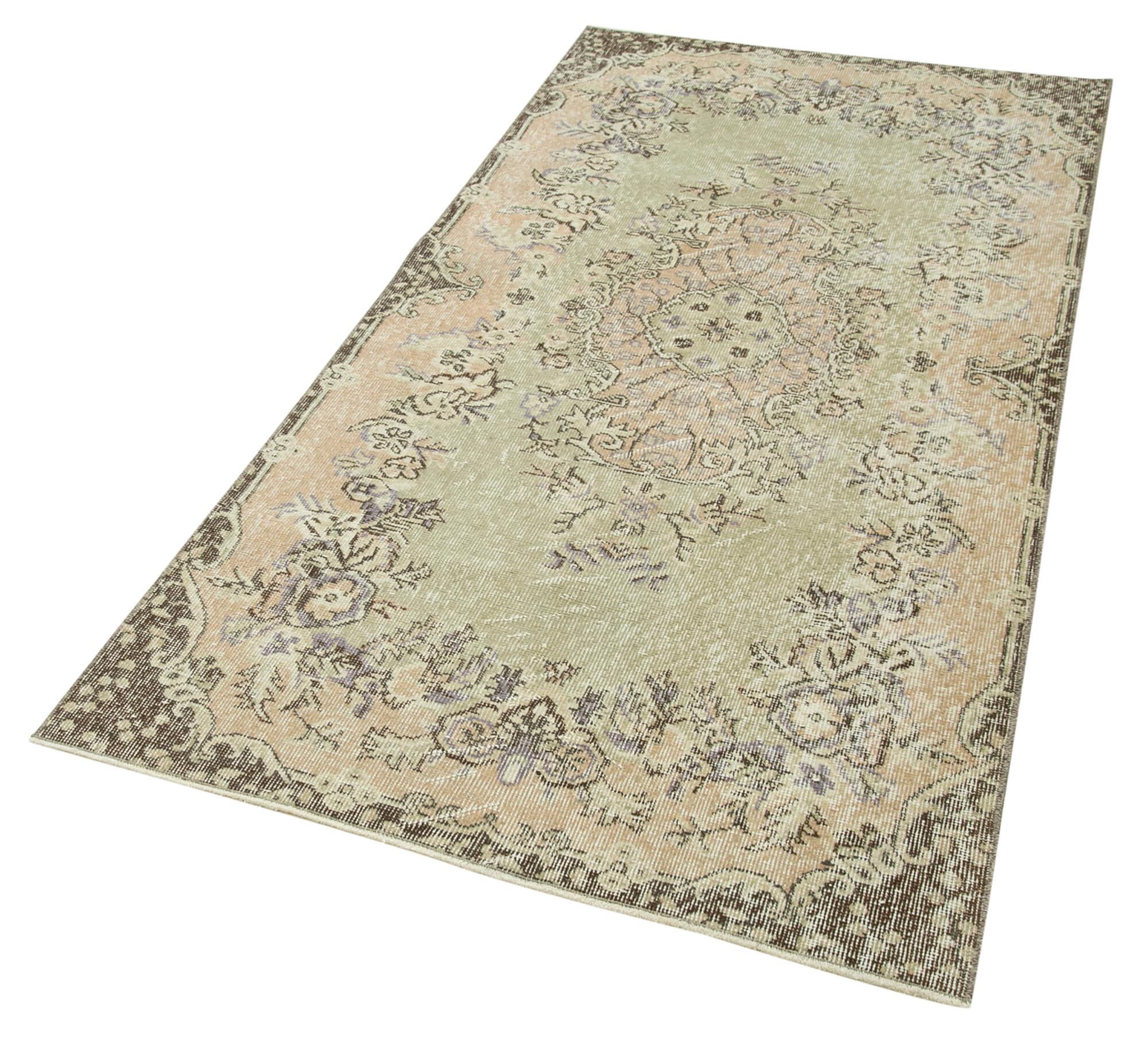 3 x 7 Beige Overdyed Rug - 2274