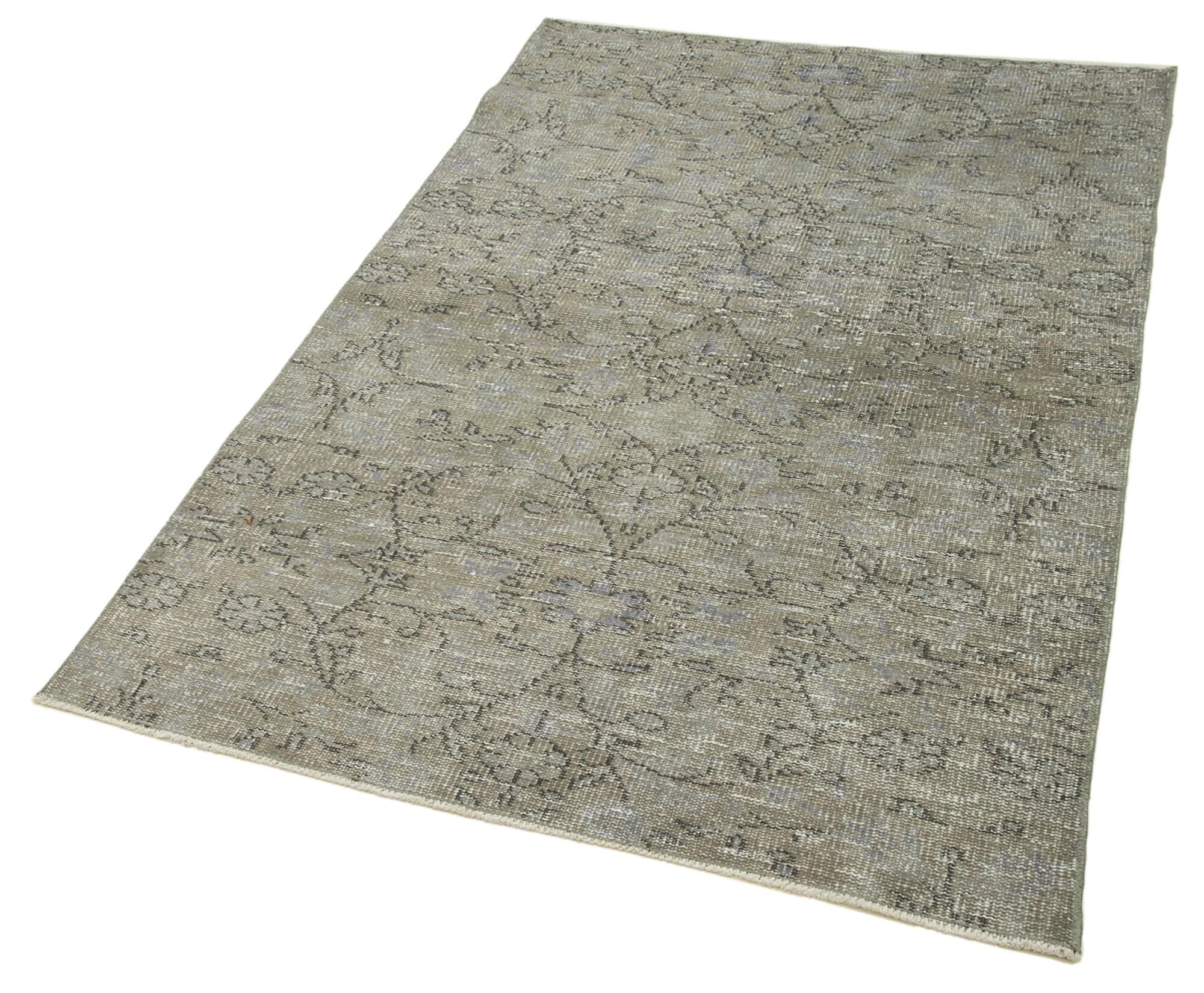 4 x 6 Grey Overdyed Rug - 2275