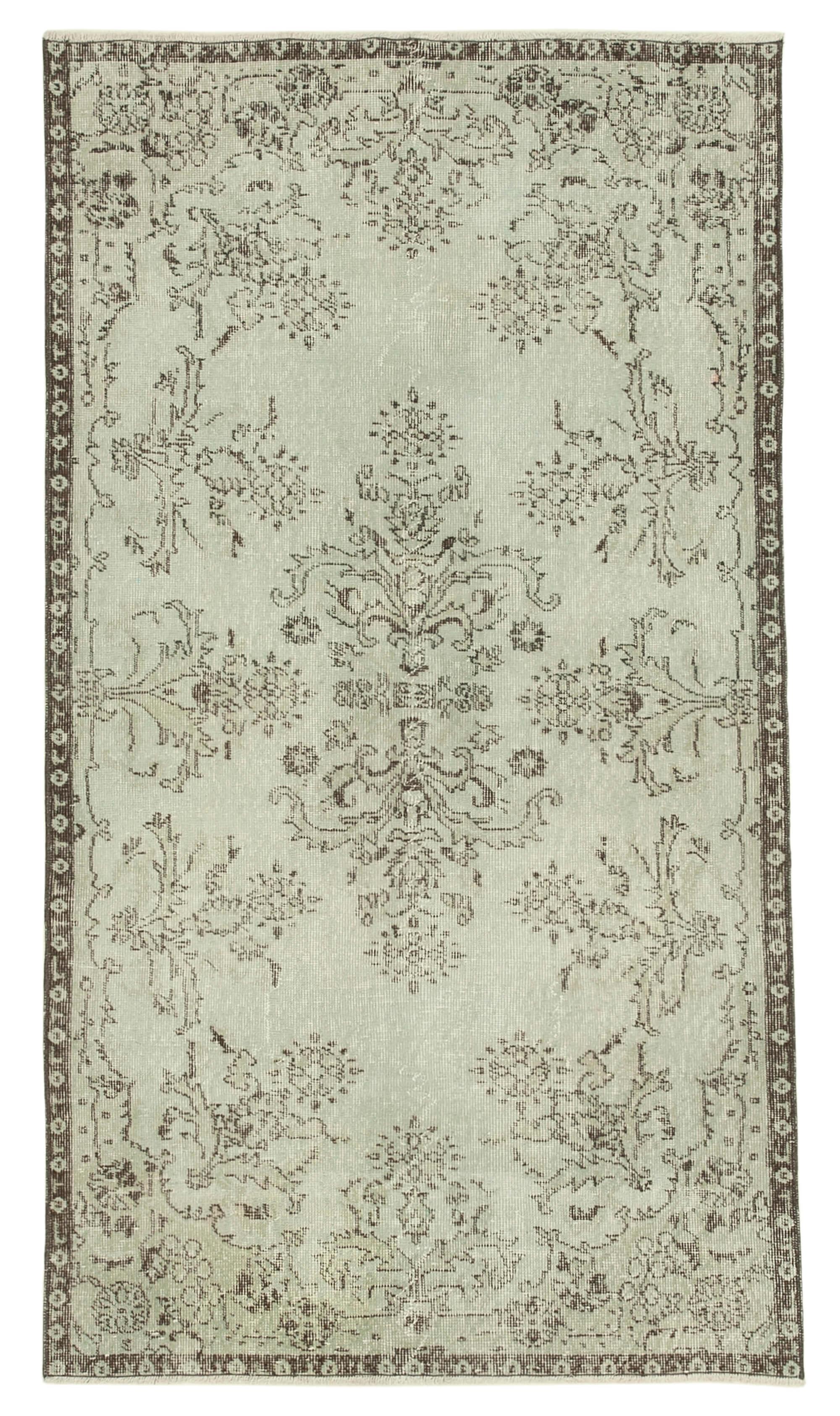 4 x 7 Grey Overdyed Rug - 2276