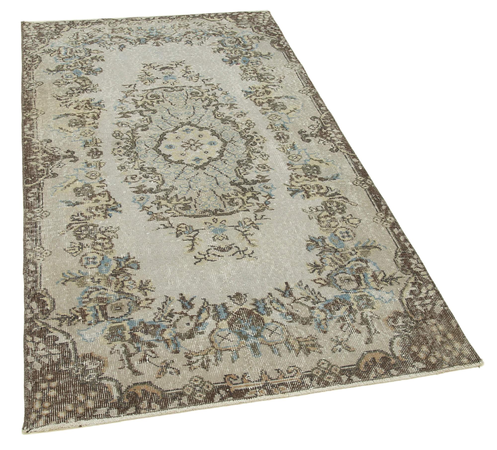 3 x 6 Grey Overdyed Rug - 2277