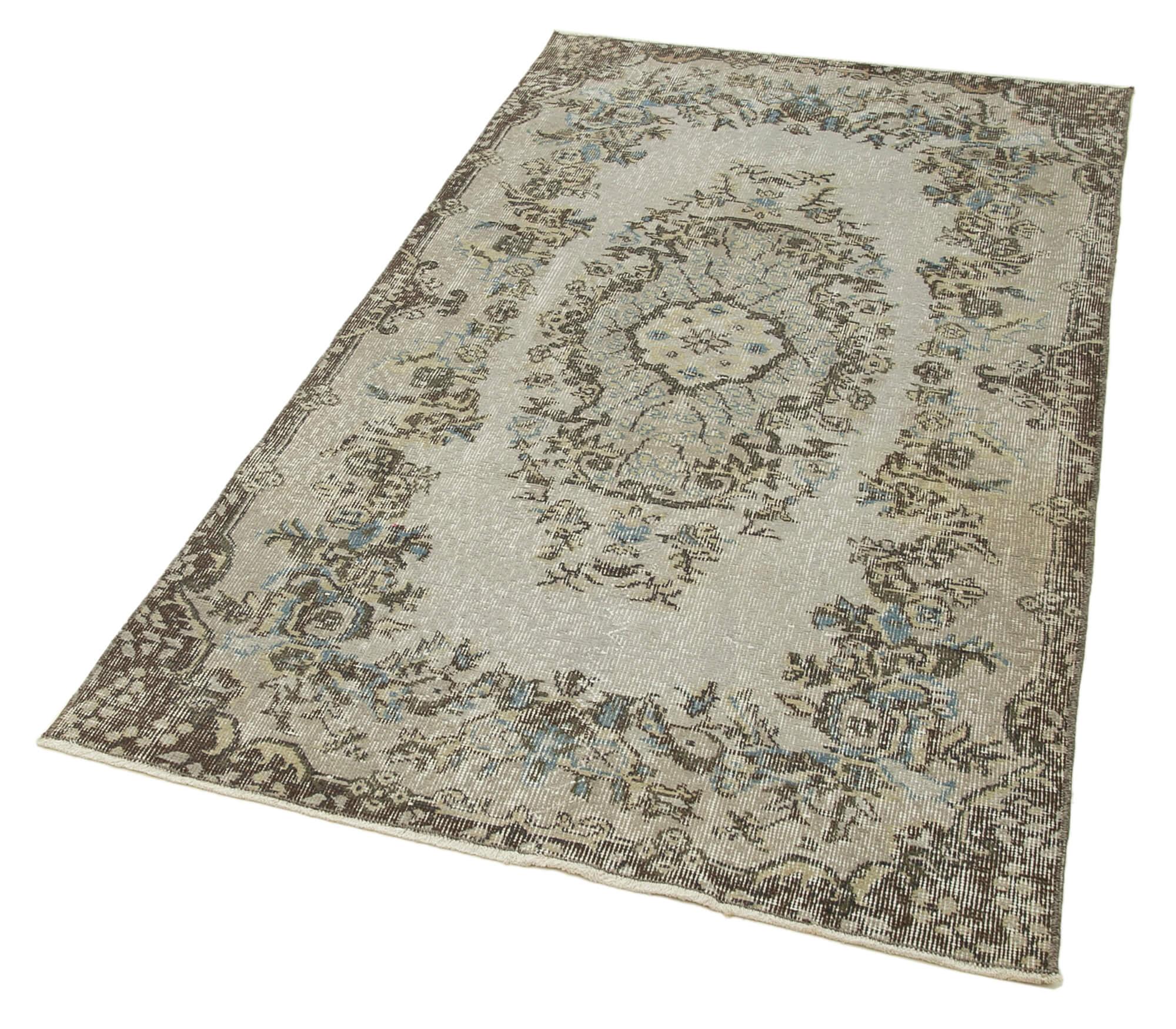 3 x 6 Grey Overdyed Rug - 2277