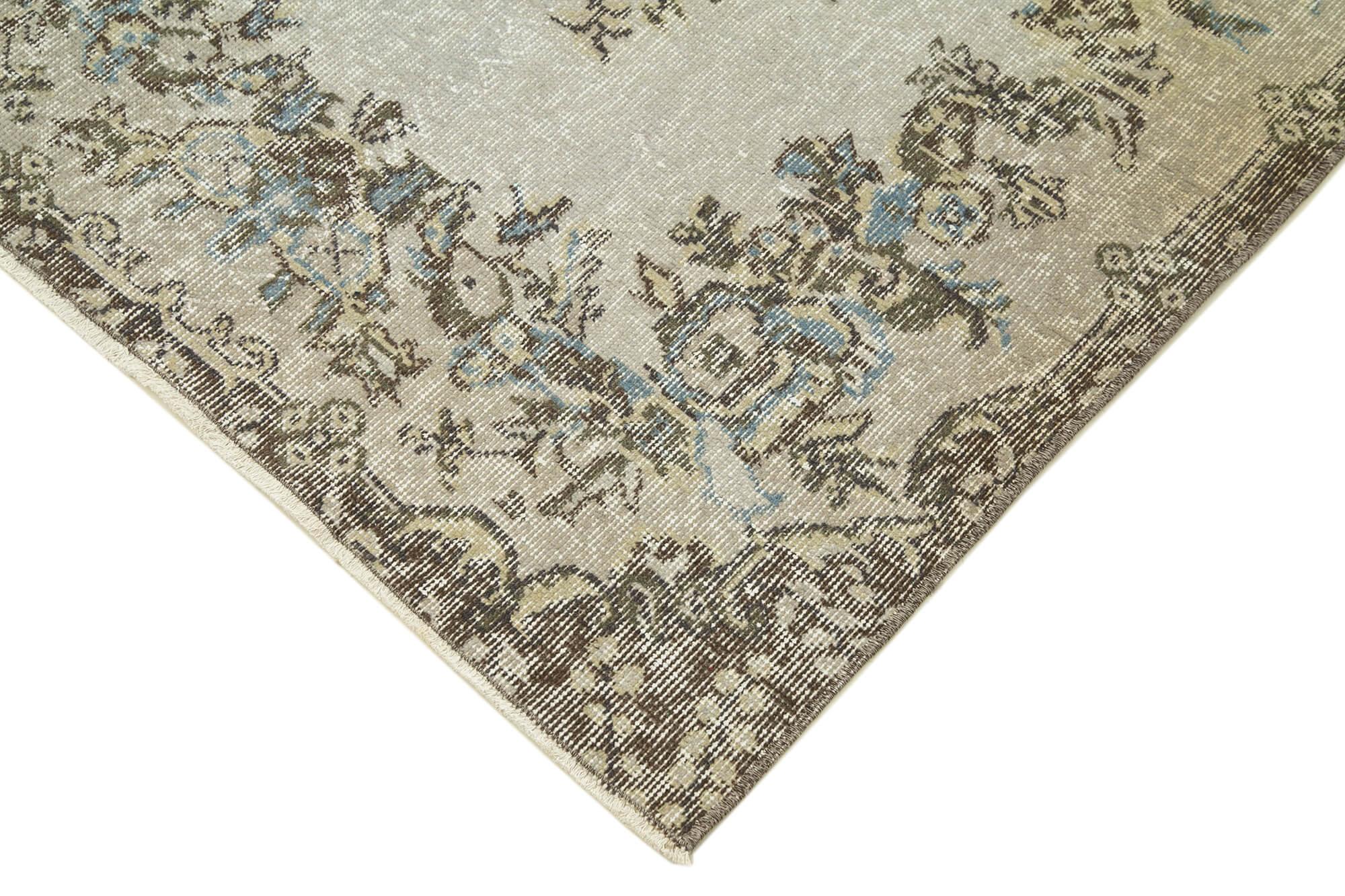 3 x 6 Grey Overdyed Rug - 2277