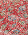 4 x 6 Red Overdyed Rug - 2278