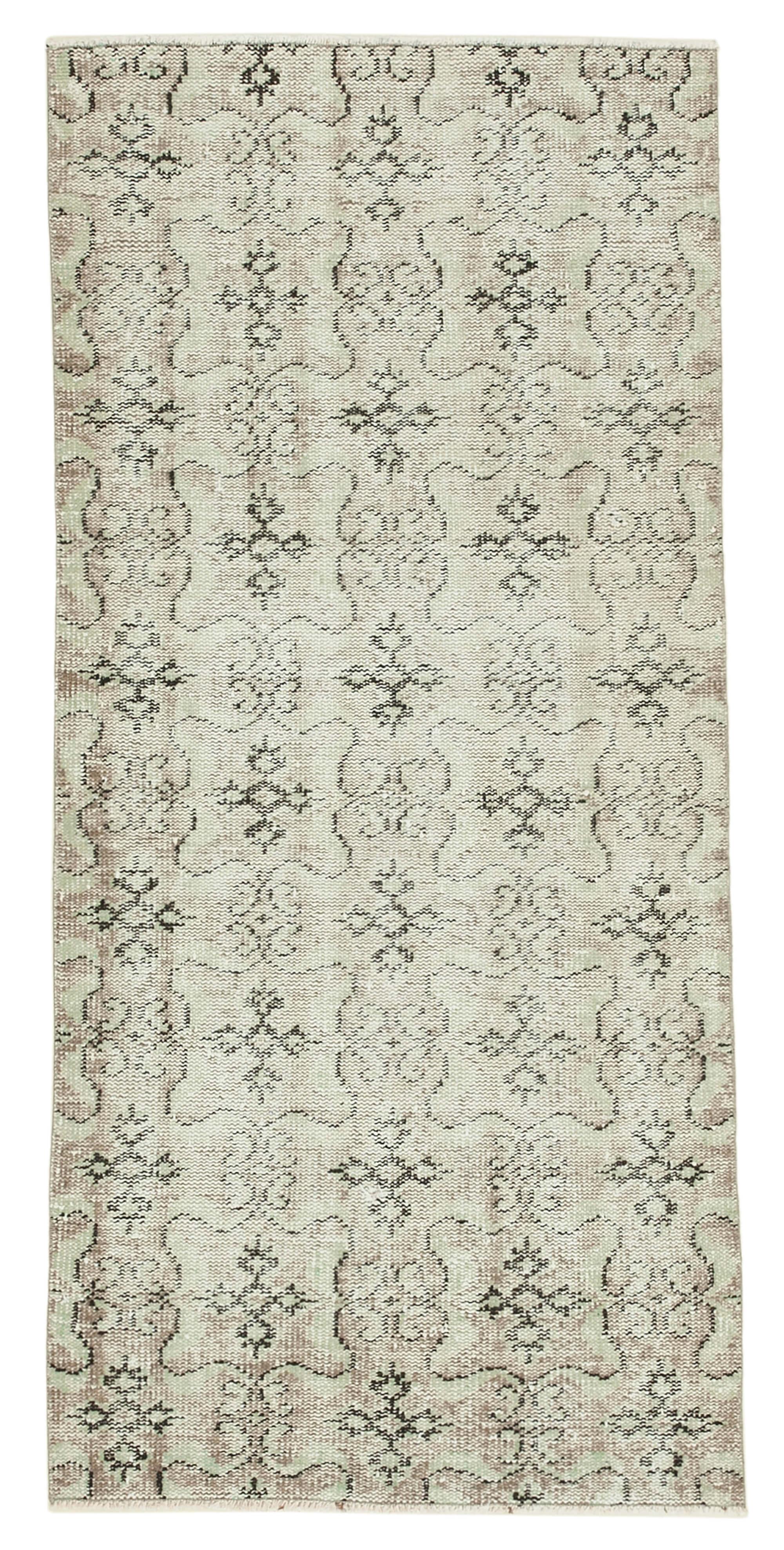 3 x 6 Beige Overdyed Rug - 2279