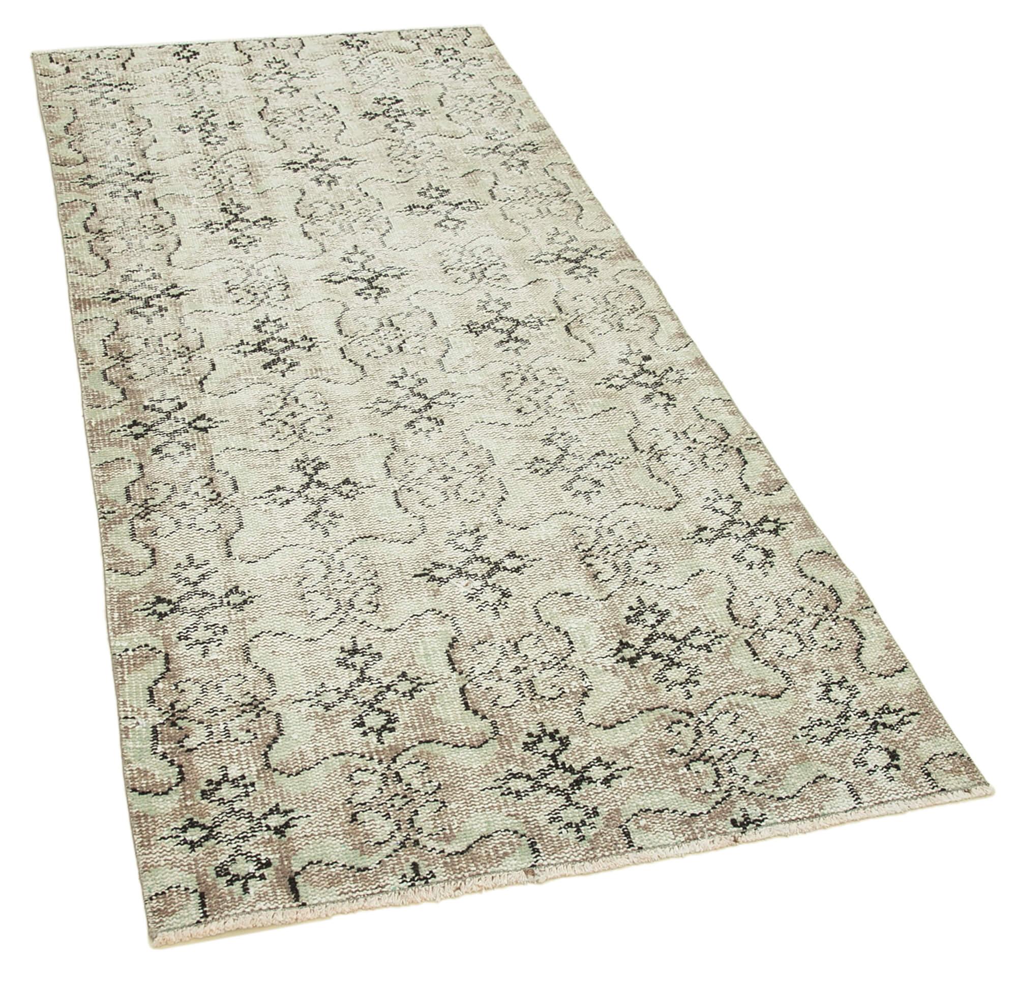 3 x 6 Beige Overdyed Rug - 2279