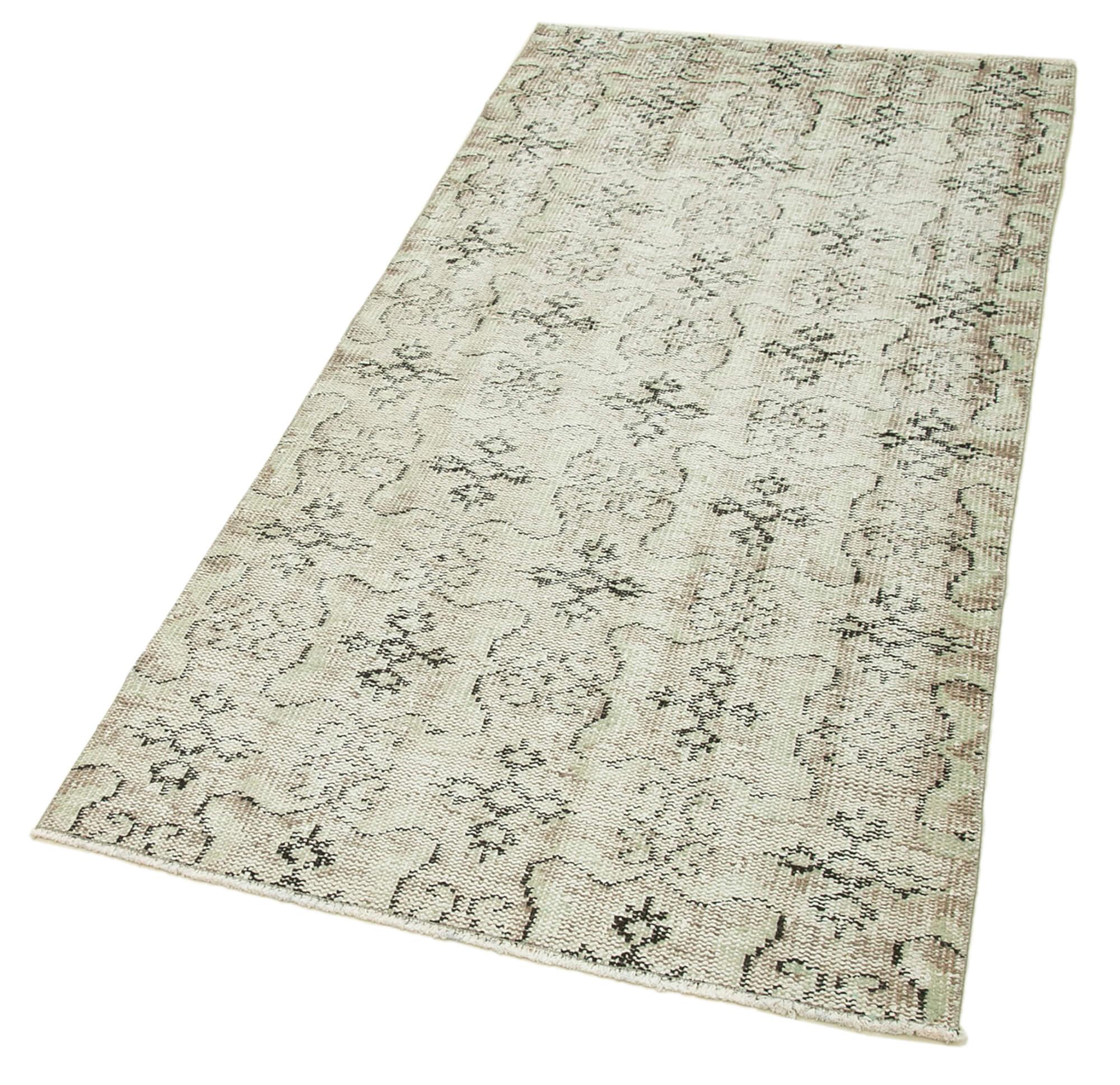 3 x 6 Beige Overdyed Rug - 2279