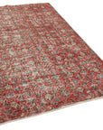 4 x 7 Red Overdyed Rug - 2280