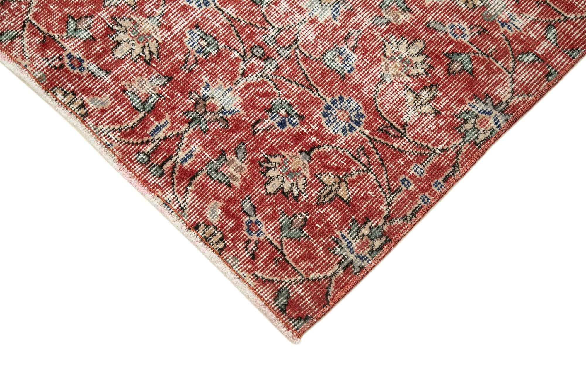 4 x 7 Red Overdyed Rug - 2280