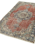 4 x 7 Red Overdyed Rug - 2283