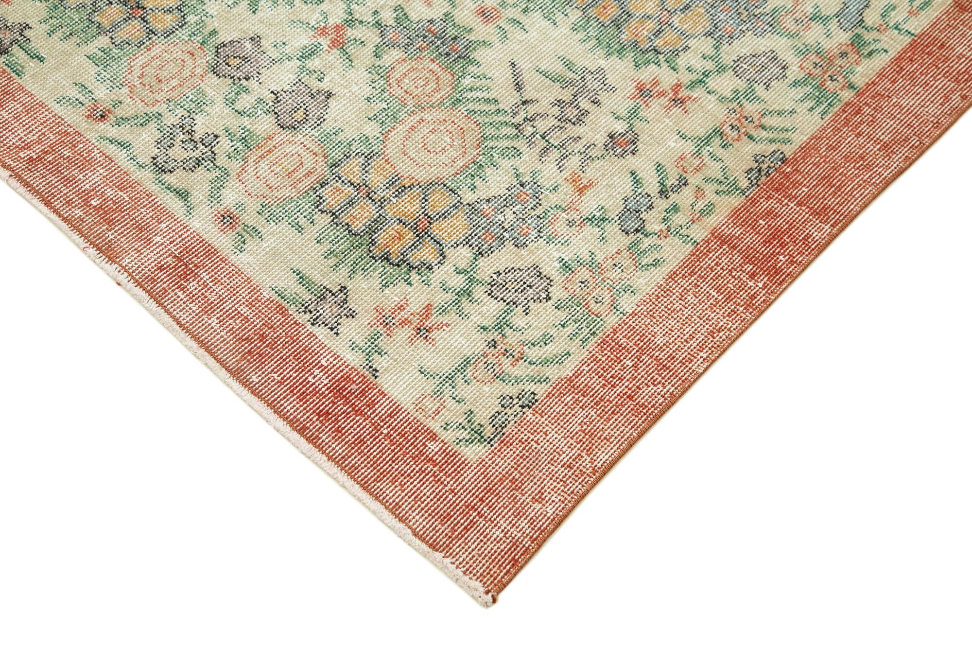 4 x 6 Beige Overdyed Rug - 2285