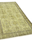 4 x 7 Yellow Overdyed Rug - 2287