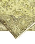 4 x 7 Yellow Overdyed Rug - 2287