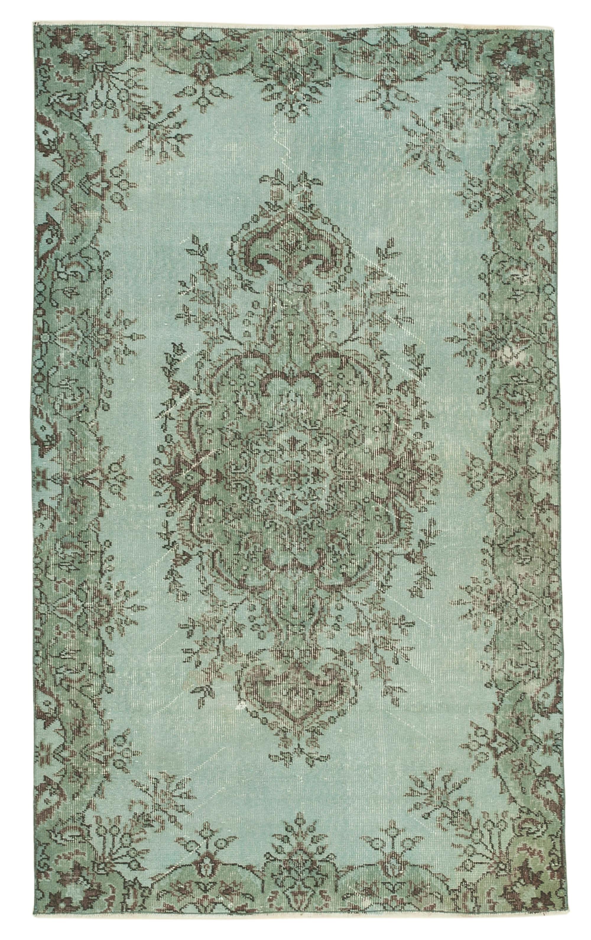 4 x 7 Blue Overdyed Rug - 2289