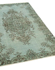 4 x 7 Blue Overdyed Rug - 2289