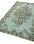 4 x 7 Blue Overdyed Rug - 2289