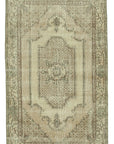 4 x 6 Beige Overdyed Rug - 2291