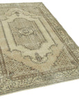 4 x 6 Beige Overdyed Rug - 2291