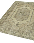 4 x 6 Beige Overdyed Rug - 2291