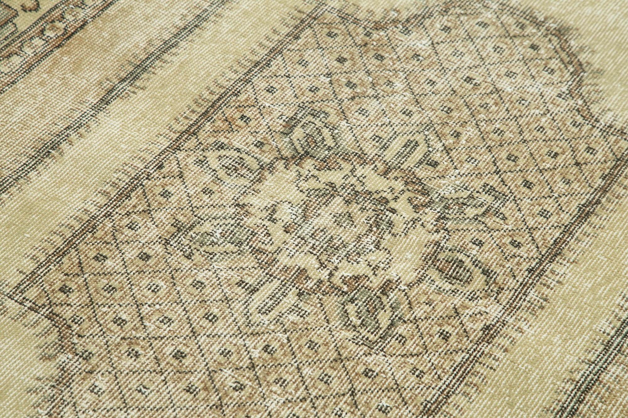 4 x 6 Beige Overdyed Rug - 2291