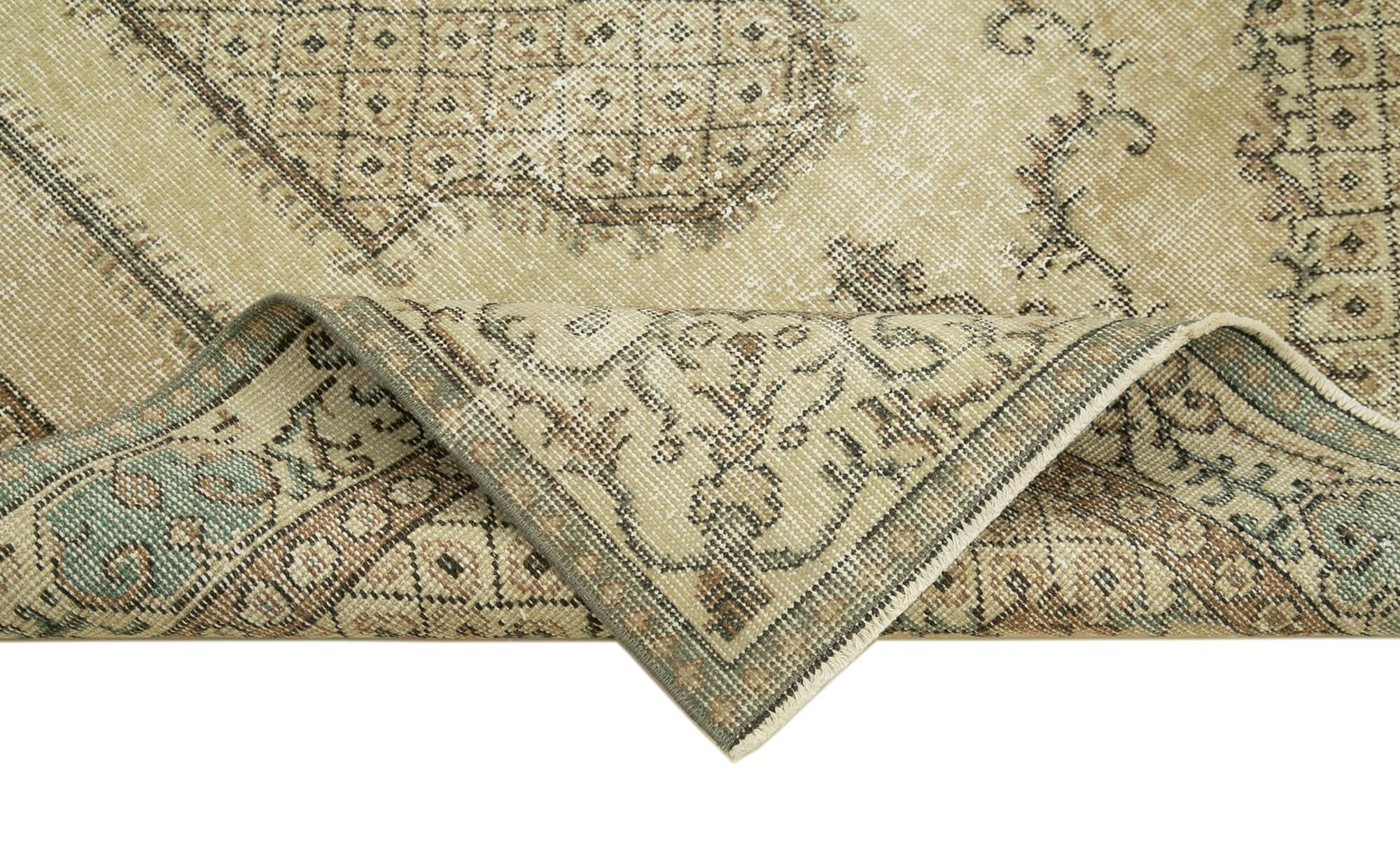 4 x 6 Beige Overdyed Rug - 2291