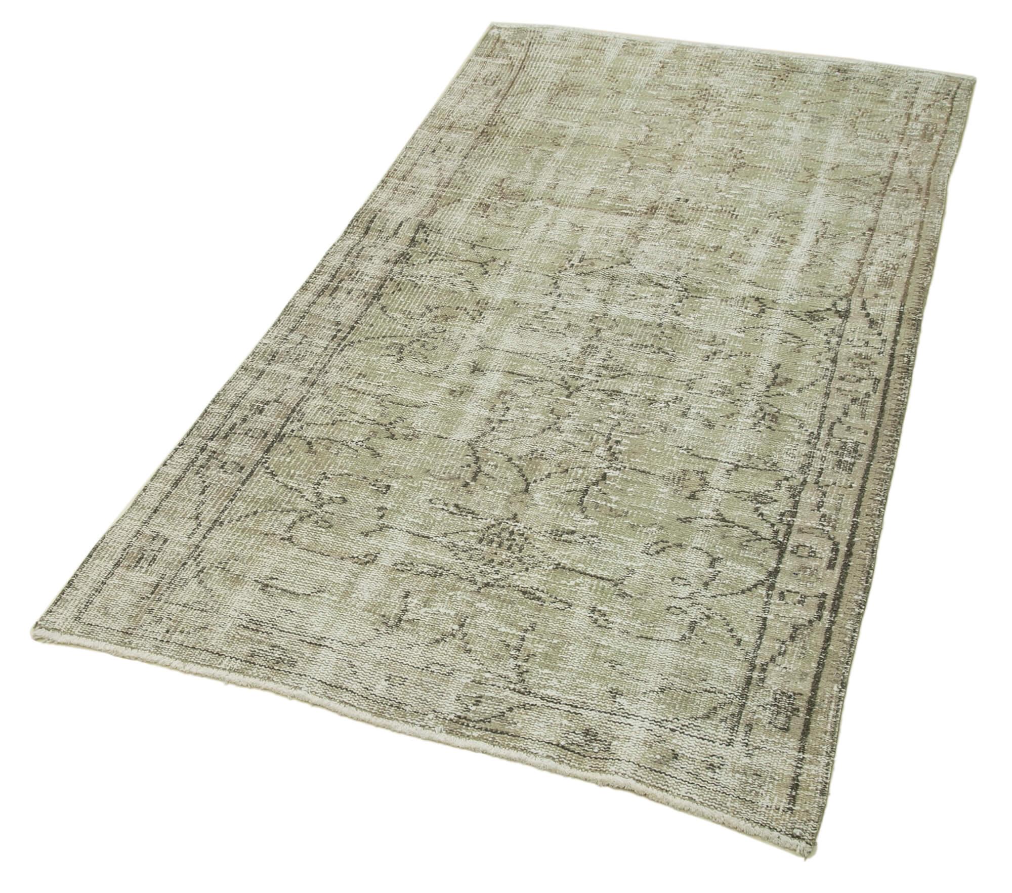 3 x 6 Beige Overdyed Rug - 2292