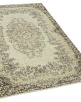 4 x 7 Beige Overdyed Rug - 2293