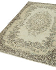 4 x 7 Beige Overdyed Rug - 2293