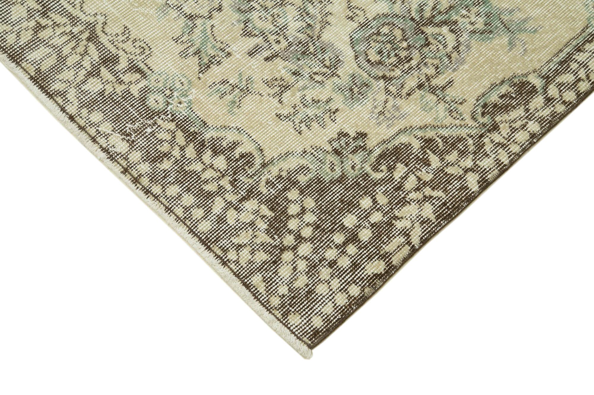 4 x 7 Beige Overdyed Rug - 2293