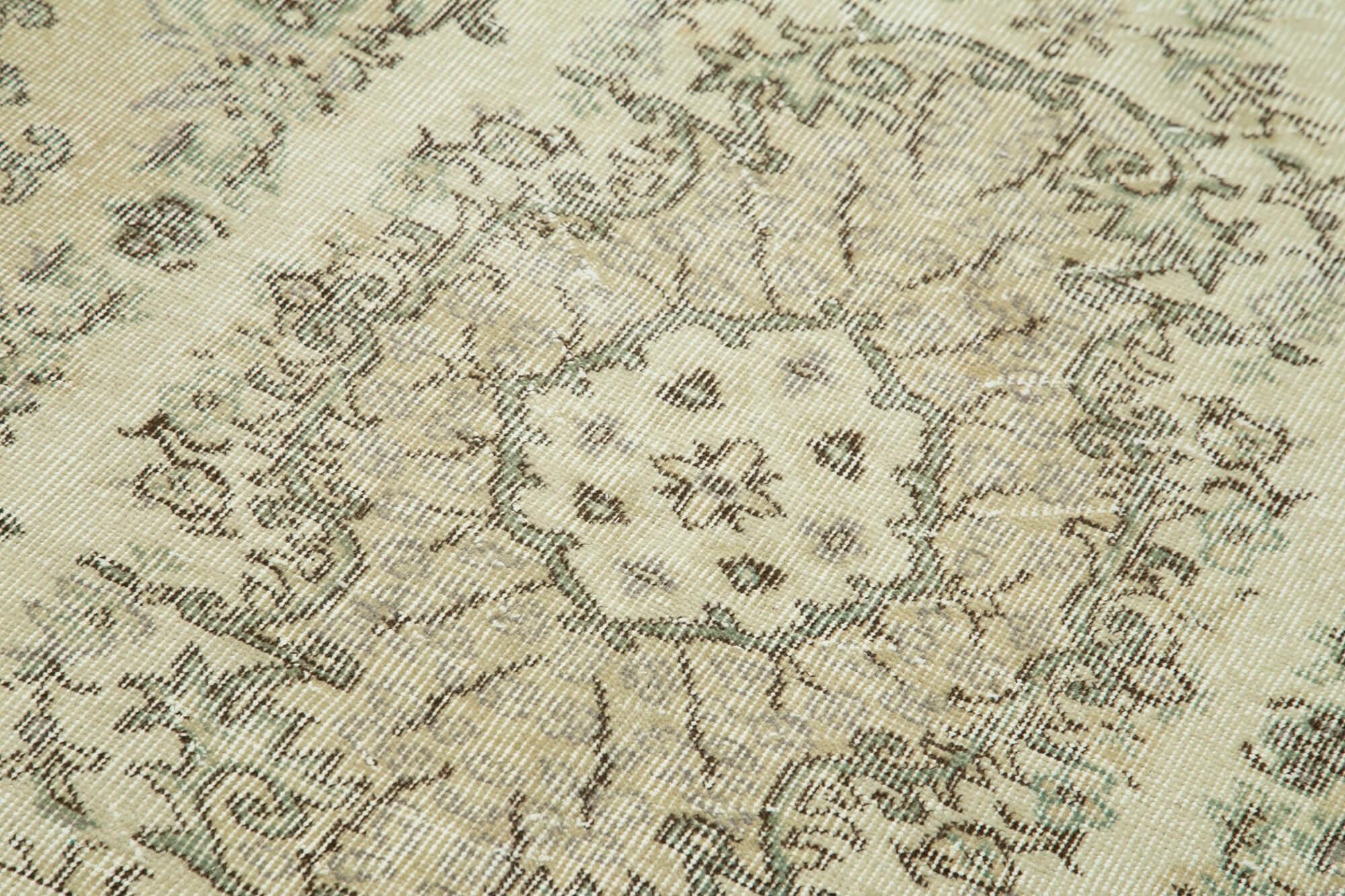 4 x 7 Beige Overdyed Rug - 2293