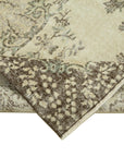 4 x 7 Beige Overdyed Rug - 2293