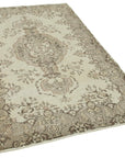 4 x 6 Beige Overdyed Rug - 2296