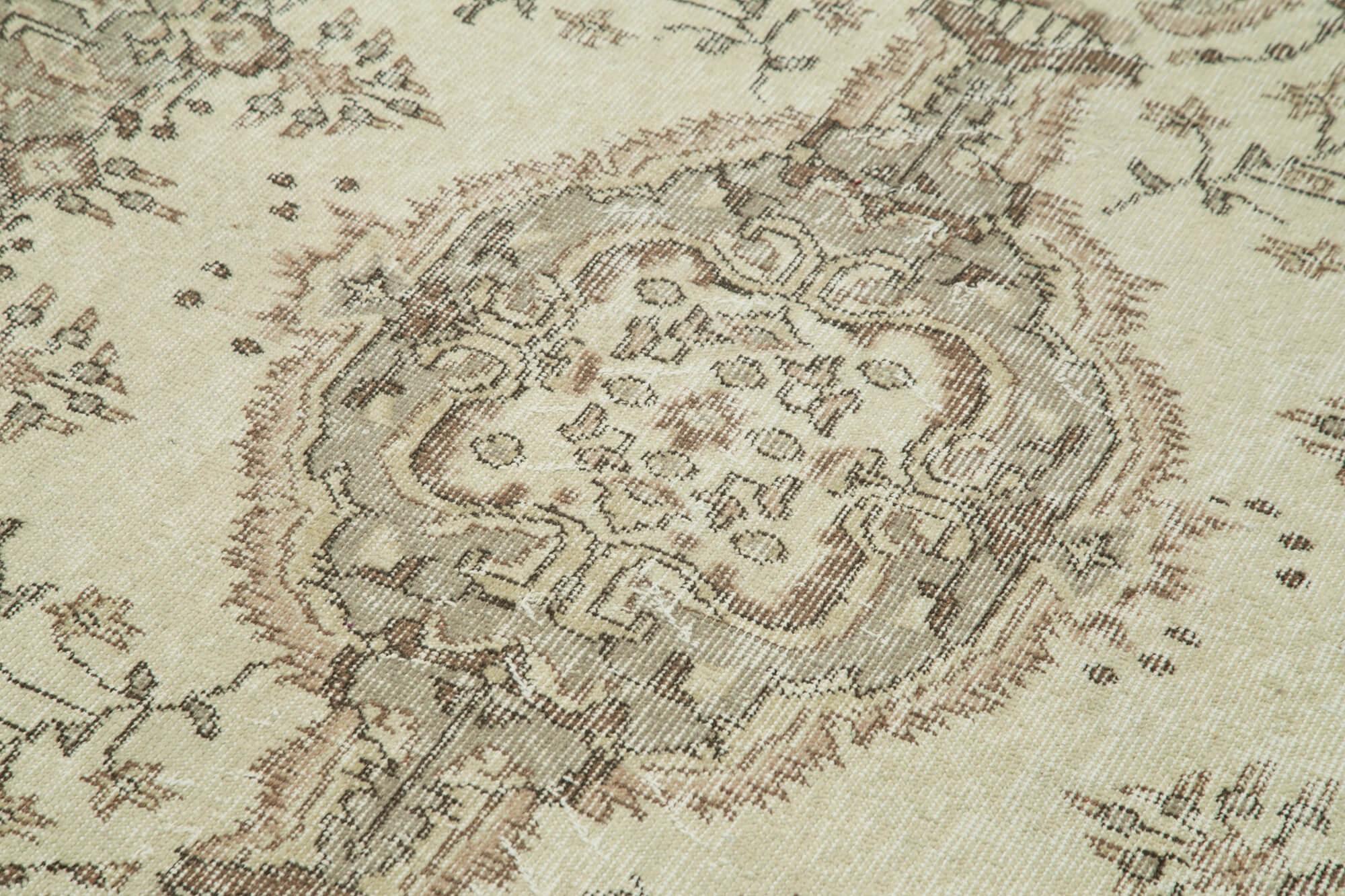 4 x 6 Beige Overdyed Rug - 2296