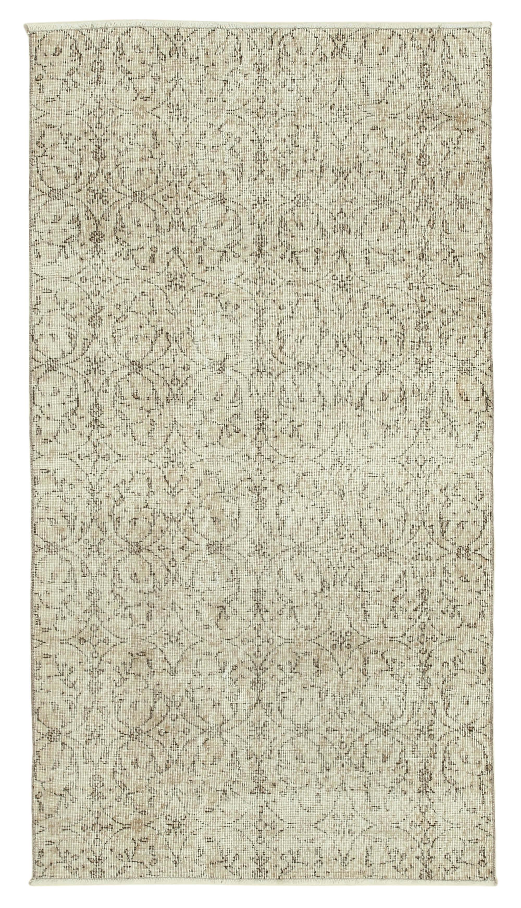 4 x 7 Beige Overdyed Rug - 2303