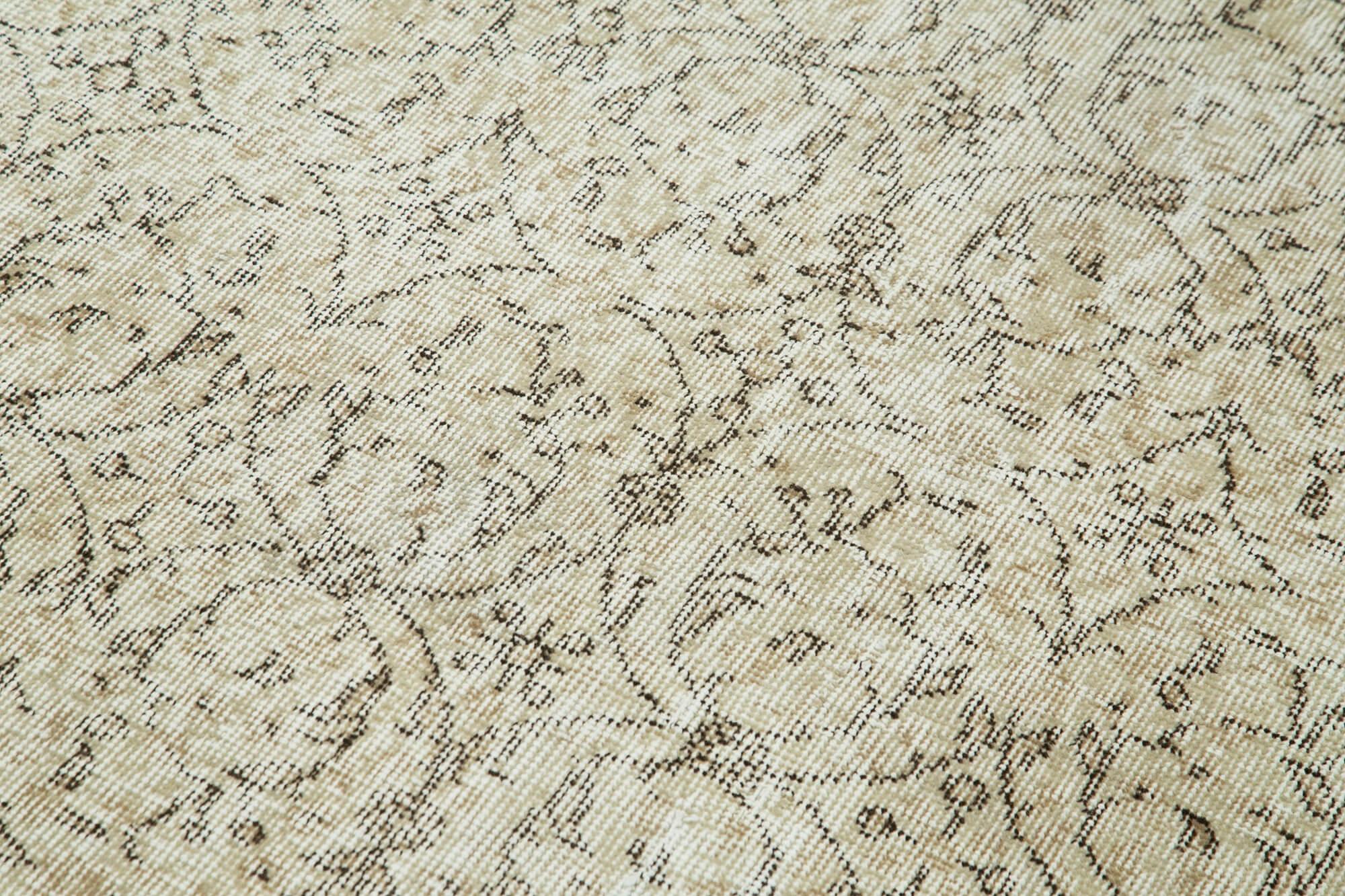 4 x 7 Beige Overdyed Rug - 2303