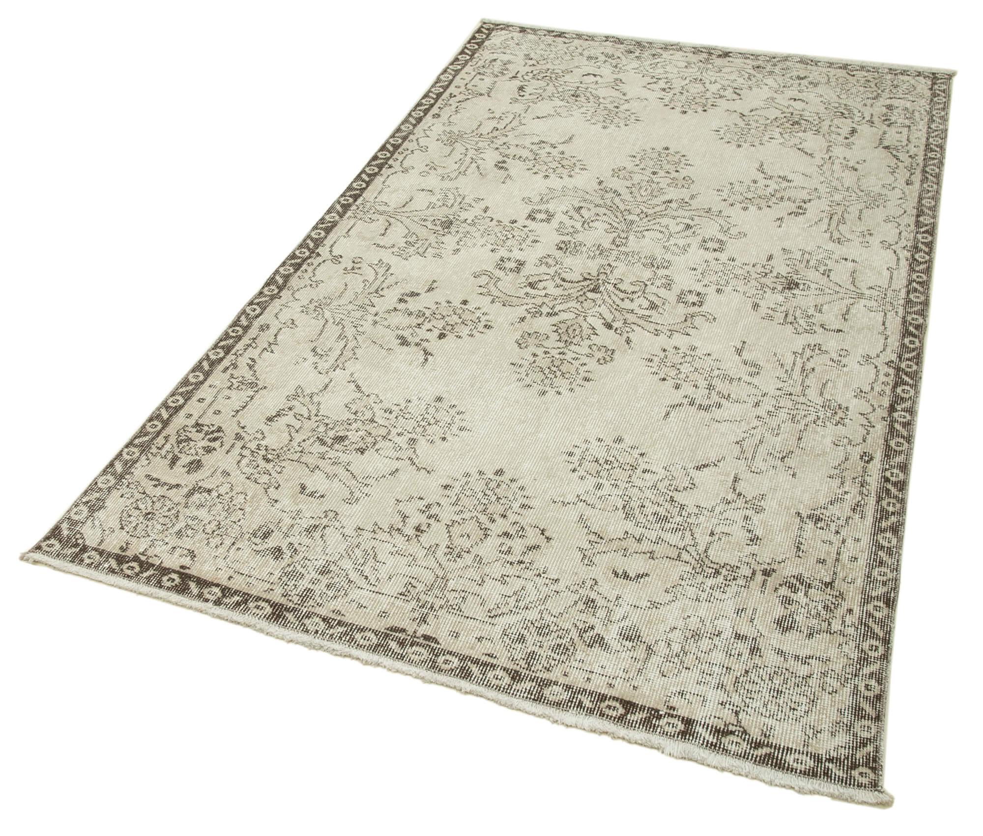 4 x 7 Beige Overdyed Rug - 2304