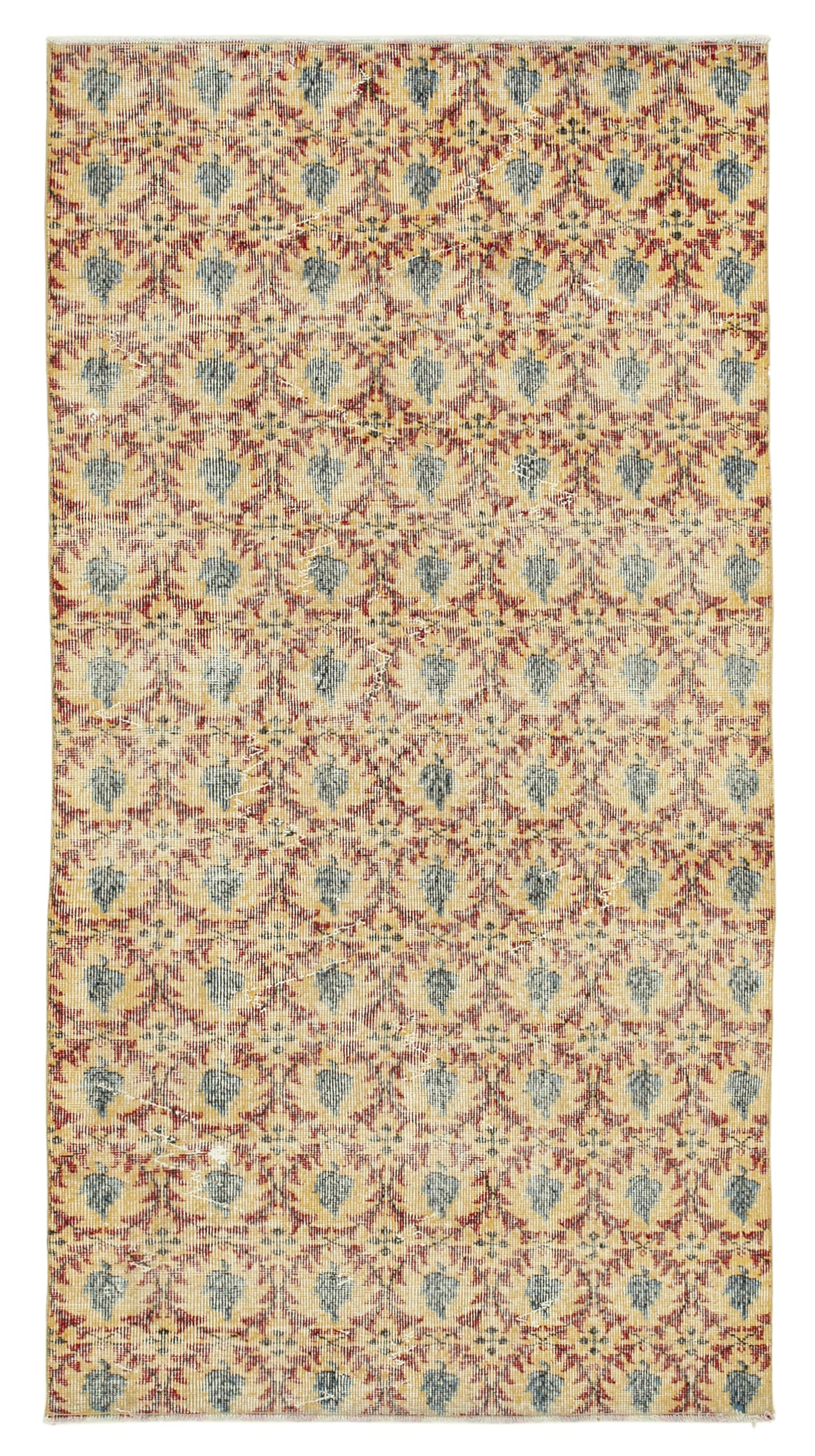 4 x 7 Yellow Overdyed Rug - 2309