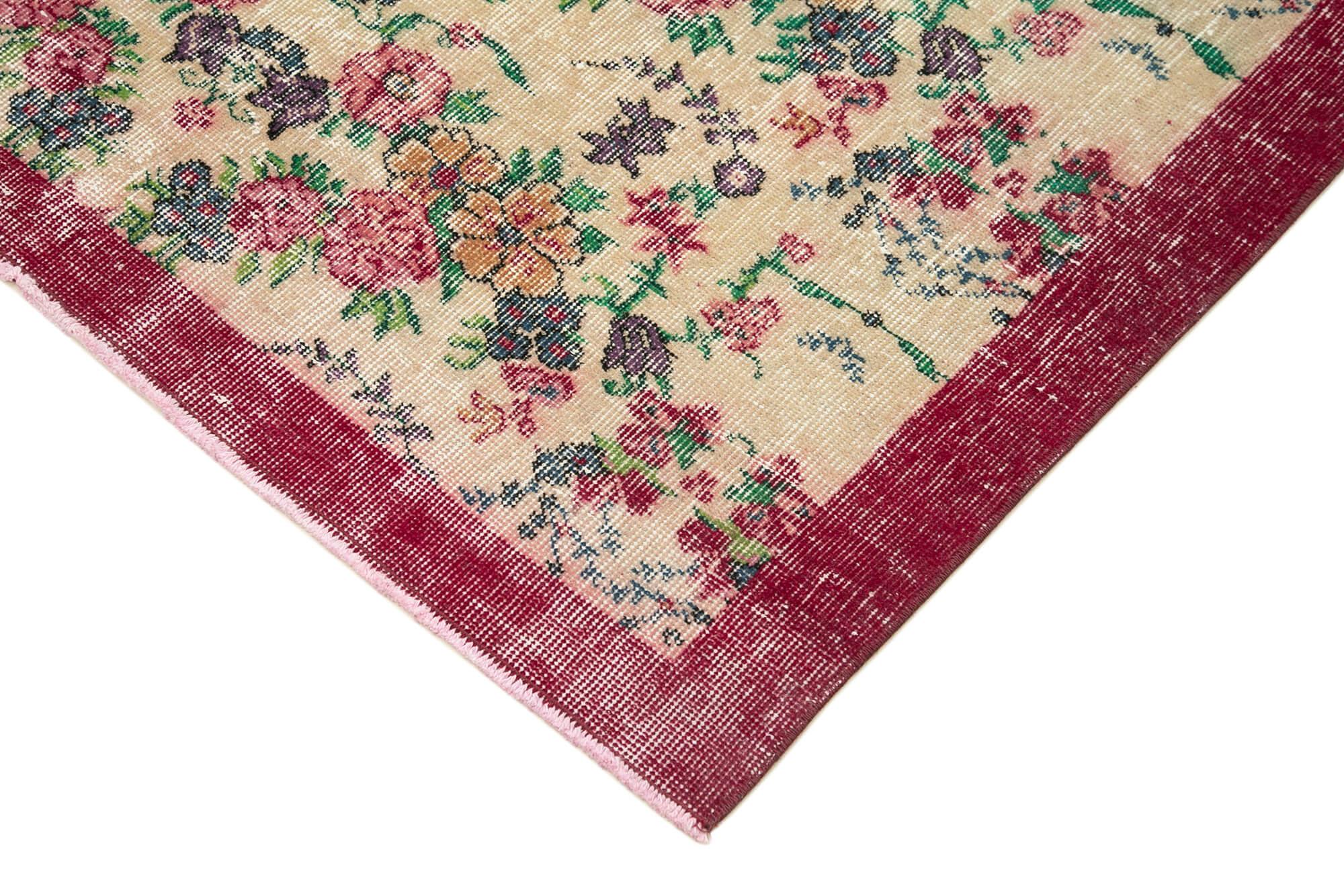 4 x 7 Red Overdyed Rug - 2310