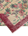 4 x 7 Red Overdyed Rug - 2310