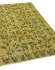 4 x 6 Yellow Overdyed Rug - 2313