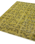 4 x 6 Yellow Overdyed Rug - 2313