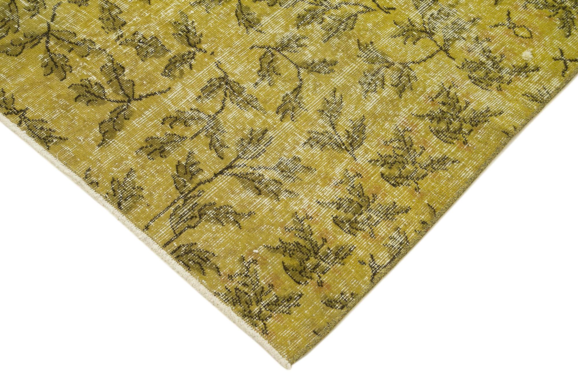 4 x 6 Yellow Overdyed Rug - 2313