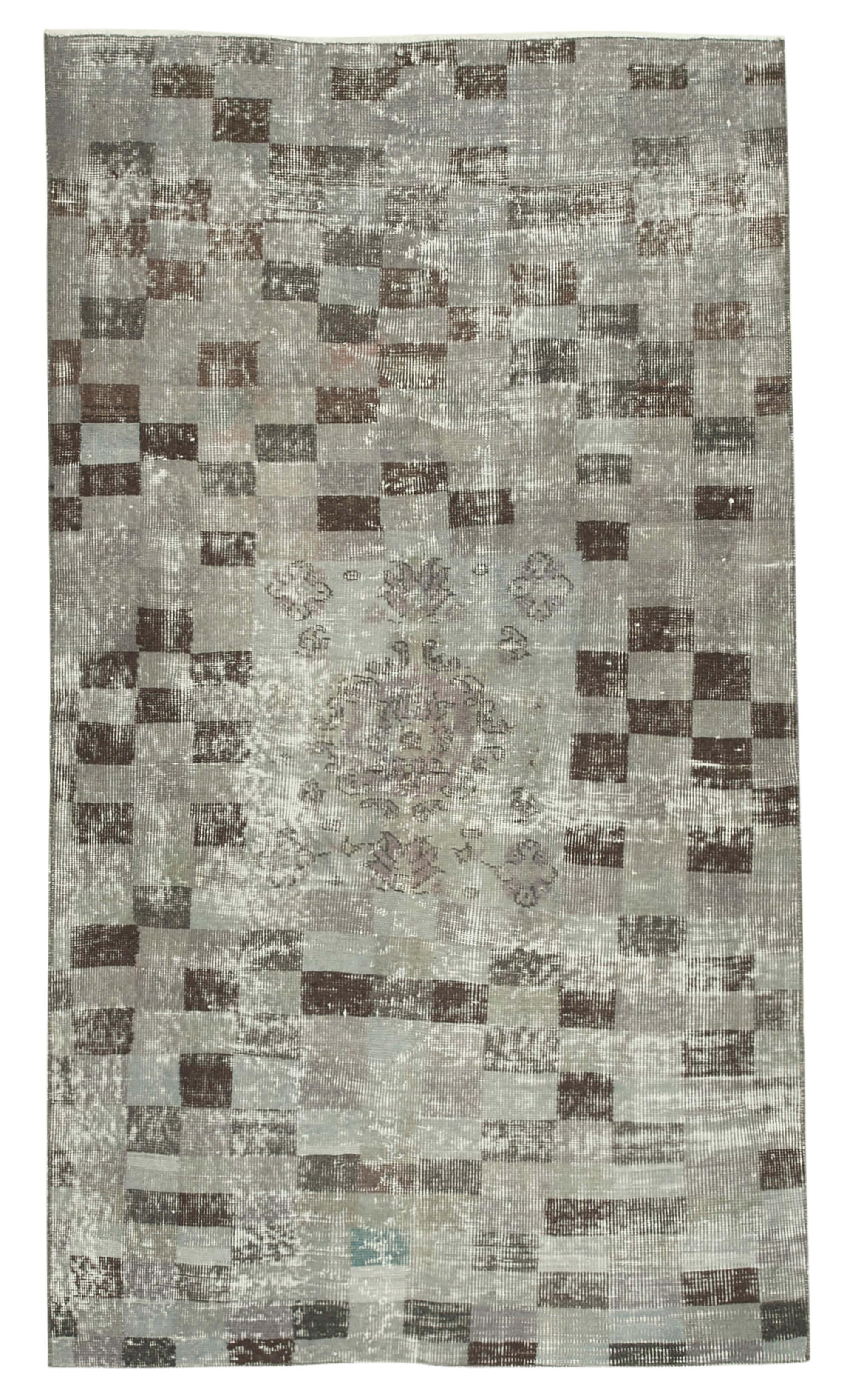 4 x 7 Grey Overdyed Rug - 2314