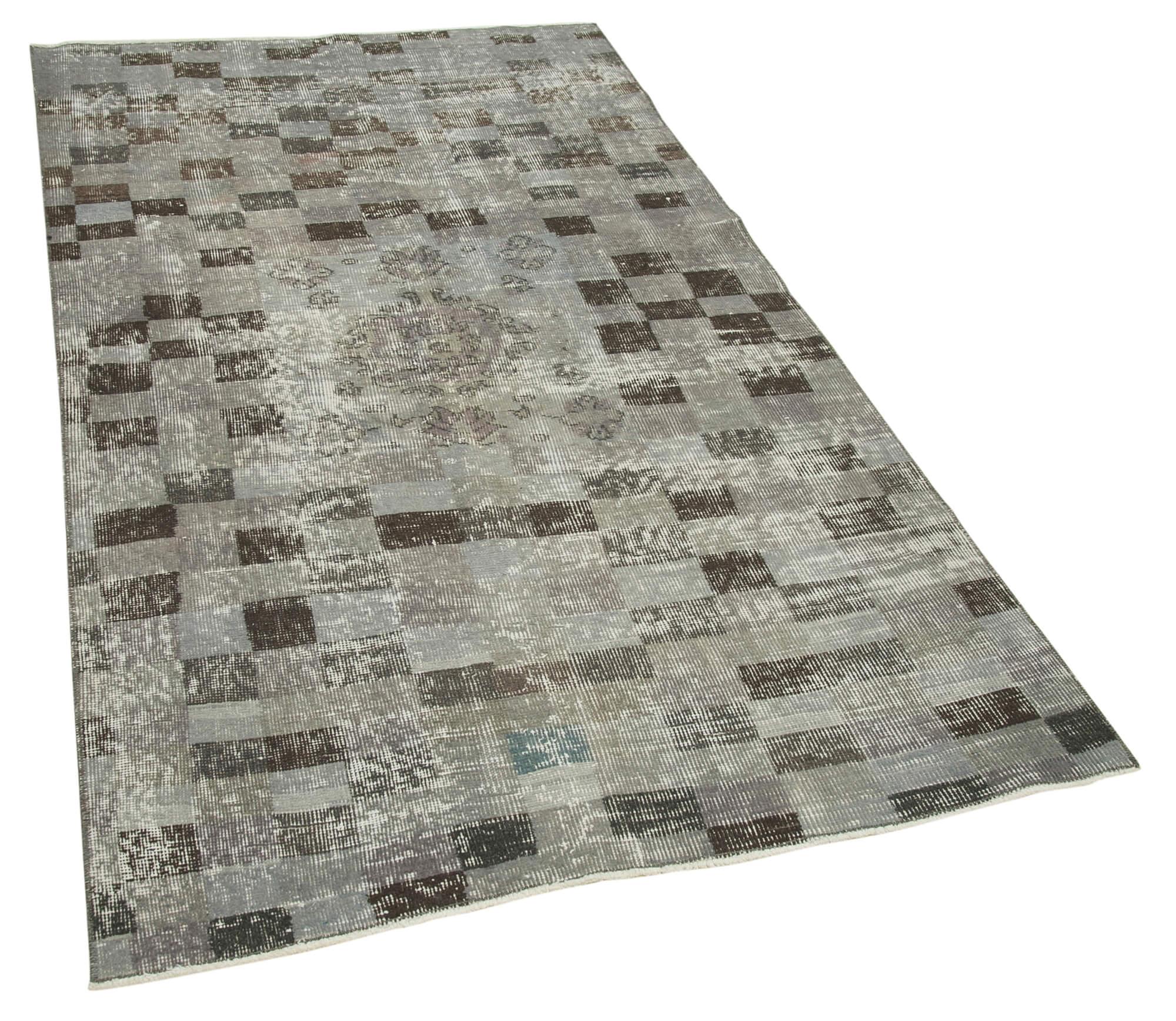 4 x 7 Grey Overdyed Rug - 2314