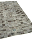 4 x 7 Grey Overdyed Rug - 2314